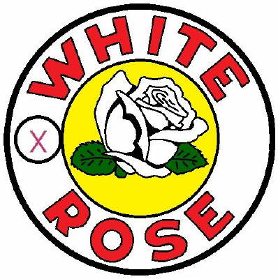 White Rose Gas Globe